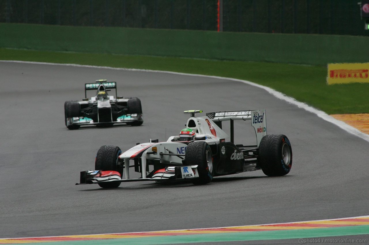 GP BELGIO, 27.08.2011- Qualifiche, Sergio Pérez (MEX), Sauber F1 Team C30 
