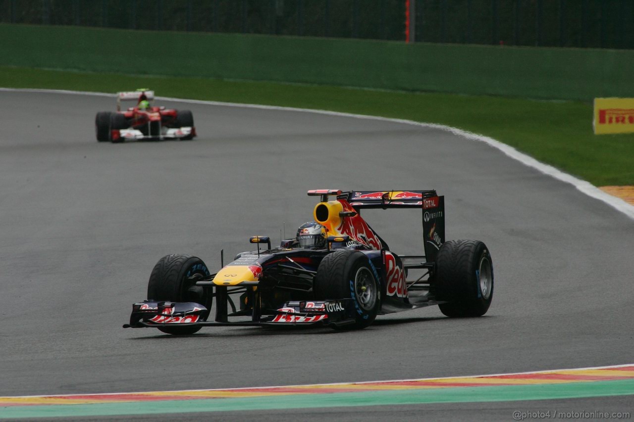 GP BELGIO, 27.08.2011- Qualifiche, Sebastian Vettel (GER), Red Bull Racing, RB7 