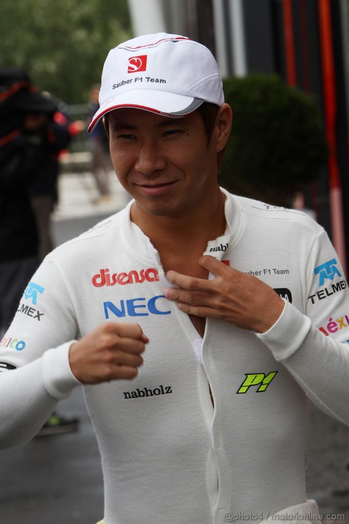 GP BELGIO, 27.08.2011- Qualifiche, Kamui Kobayashi (JAP), Sauber F1 Team C30 