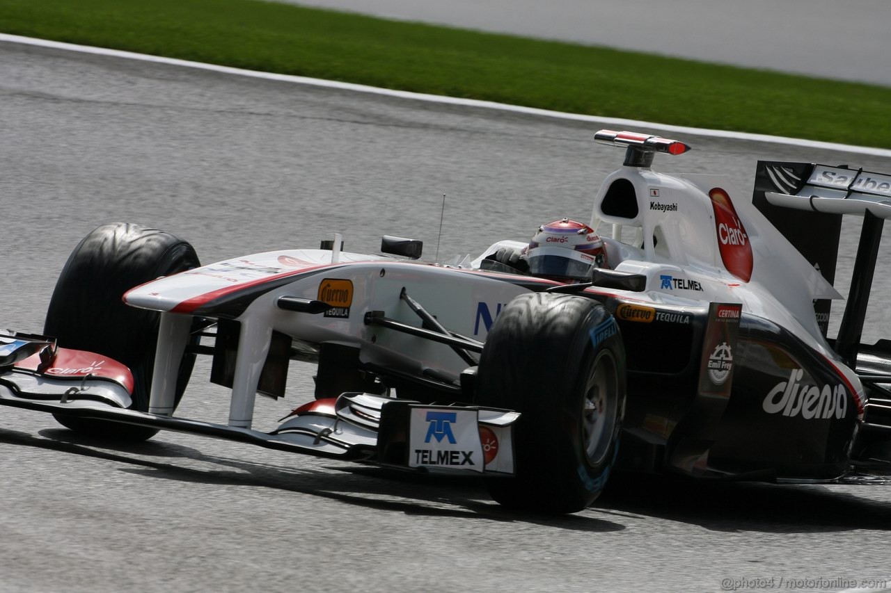 GP BELGIO, 27.08.2011- Qualifiche, Kamui Kobayashi (JAP), Sauber F1 Team C30 