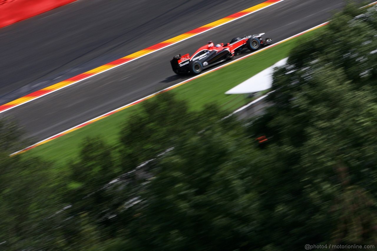 GP BELGIO, 27.08.2011- Qualifiche, Timo Glock (GER), Marussia Virgin Racing VR-02 