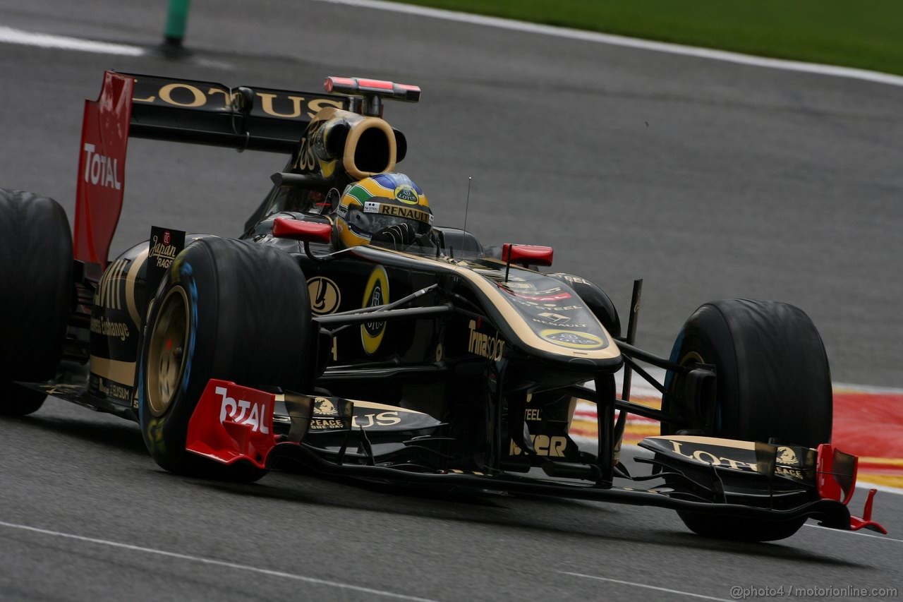 GP BELGIO, 27.08.2011- Qualifiche, Bruno Senna (BRA), Lotus Renault GP R31 