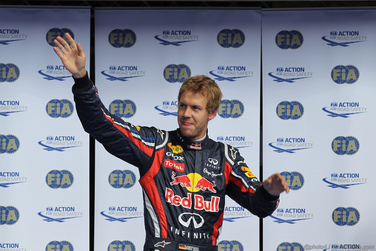 GP BELGIO, 27.08.2011- Qualifiche, Sebastian Vettel (GER), Red Bull Racing, RB7 pole position