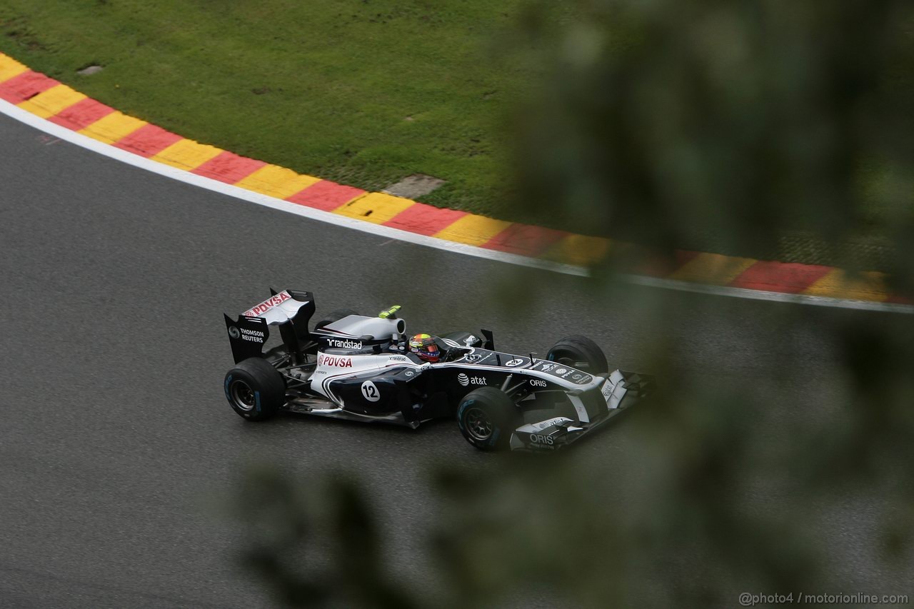 GP BELGIO, 27.08.2011- Qualifiche, Pastor Maldonado (VEN), Williams FW33 