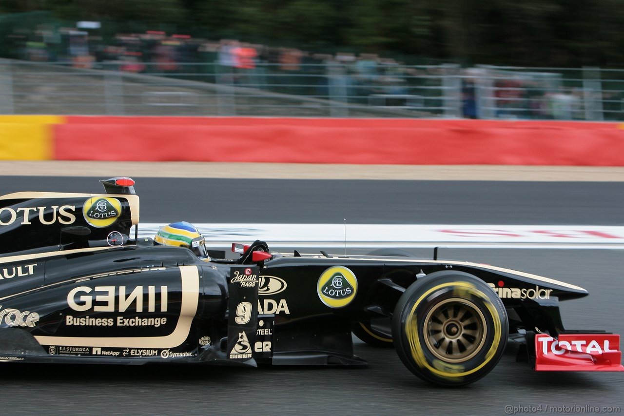 GP BELGIO, 27.08.2011- Qualifiche, Bruno Senna (BRA), Lotus Renault GP R31 