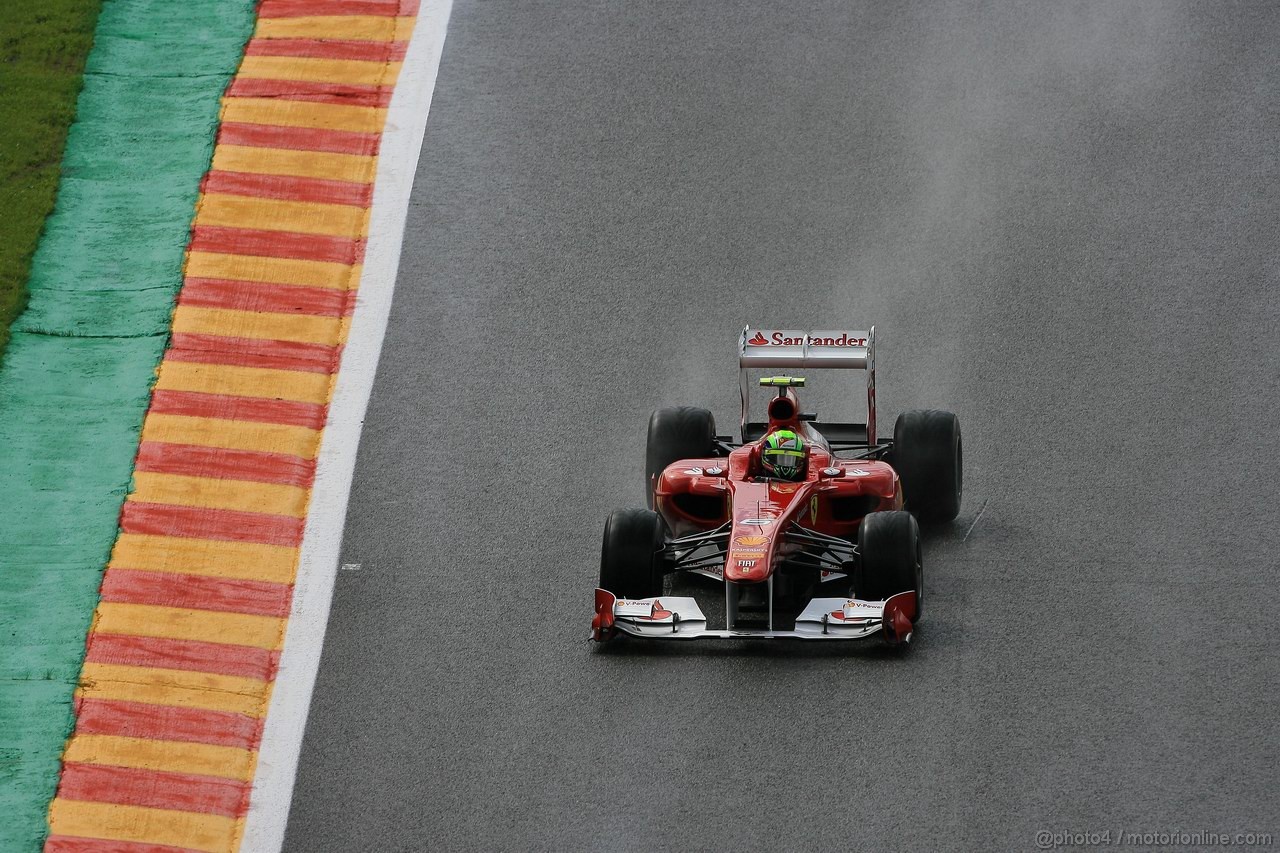 GP BELGIO, 27.08.2011- Qualifiche, Felipe Massa (BRA), Ferrari, F-150 Italia 