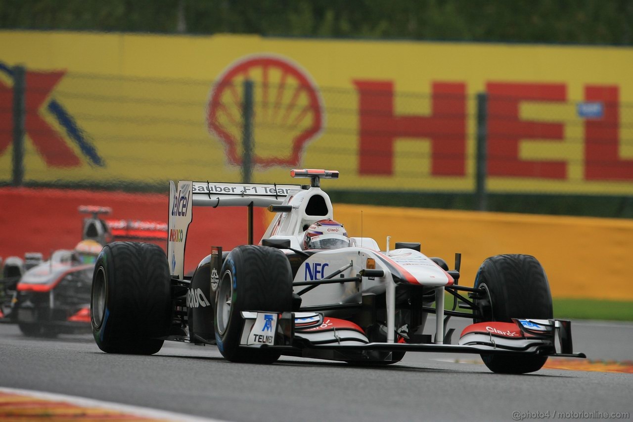 GP BELGIO, 27.08.2011- Qualifiche, Kamui Kobayashi (JAP), Sauber F1 Team C30 