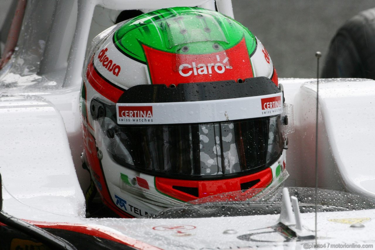 GP BELGIO, 26.08.2011- Prove Libere 1, Venerdi', Sergio Pérez (MEX), Sauber F1 Team C30 