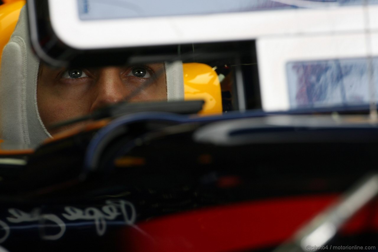 GP BELGIO, 26.08.2011- Prove Libere 1, Venerdi', Sebastian Vettel (GER), Red Bull Racing, RB7 