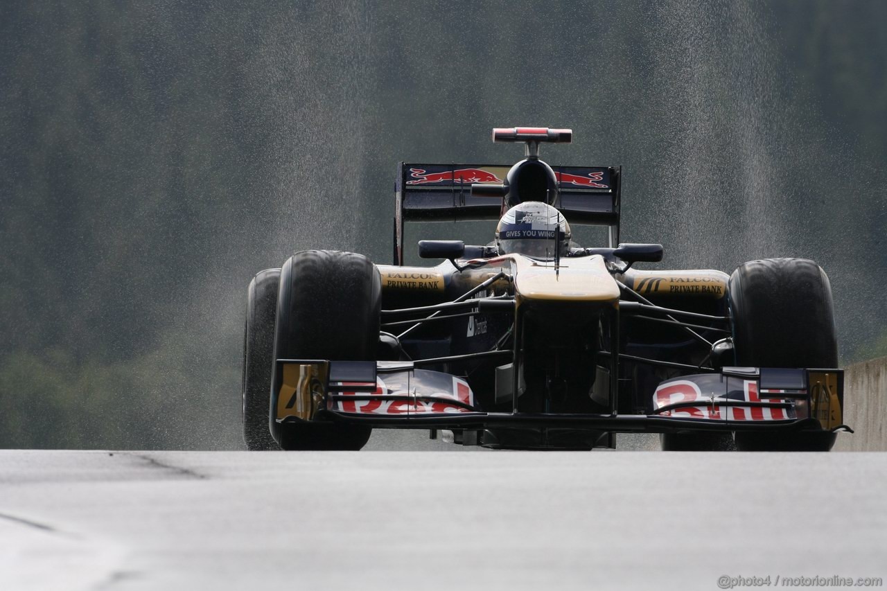 GP BELGIO, 26.08.2011- Prove Libere 1, Venerdi', Sébastien Buemi (SUI), Scuderia Toro Rosso, STR6 