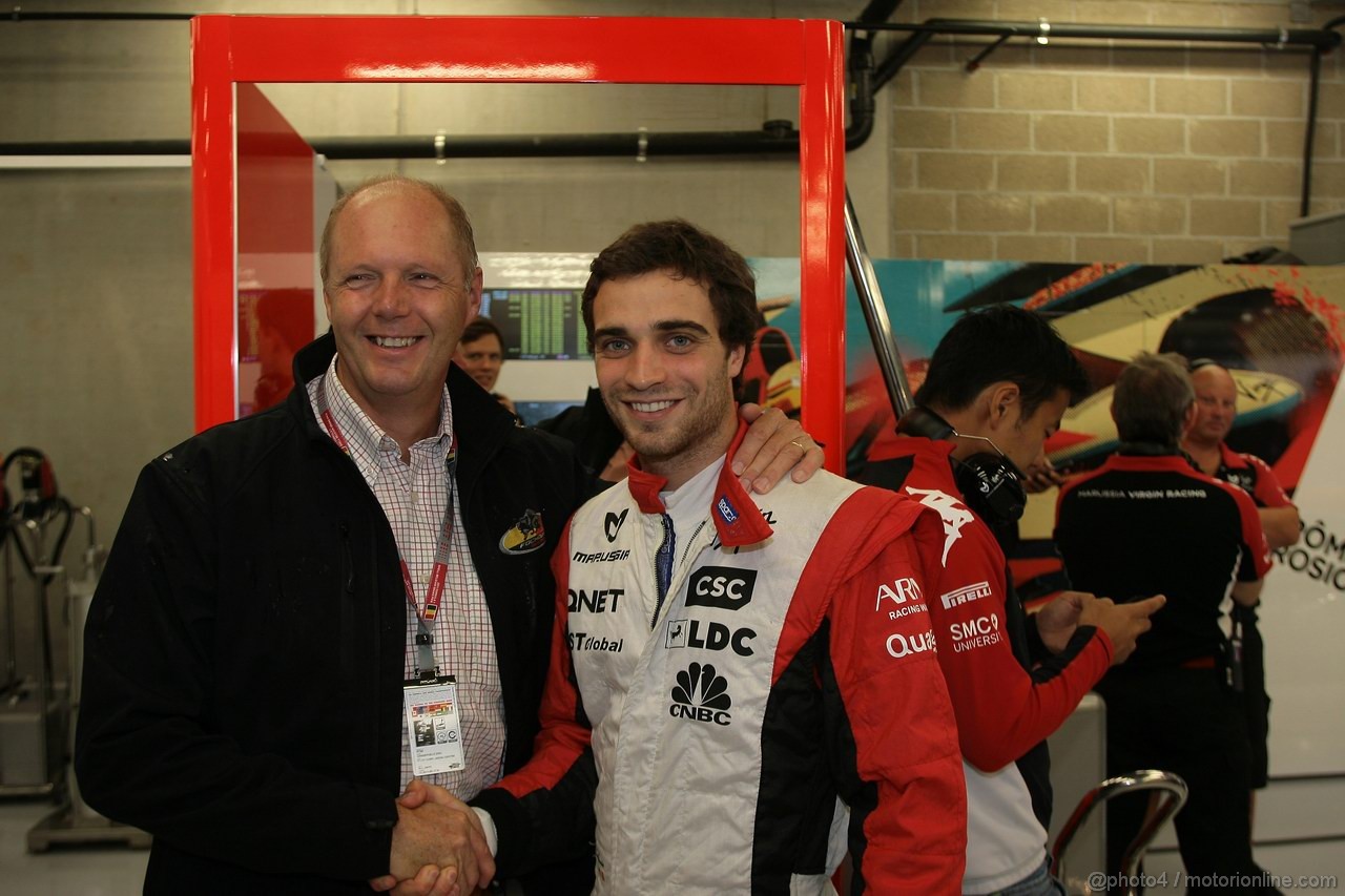 GP BELGIO, 26.08.2011- Prove Libere 1, Venerdi', Jerome D'Ambrosio (BEL), Marussia Virgin Racing VR-02 