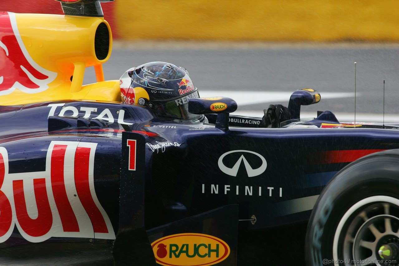 GP BELGIO, 26.08.2011- Prove Libere 1, Venerdi', Sebastian Vettel (GER), Red Bull Racing, RB7 
