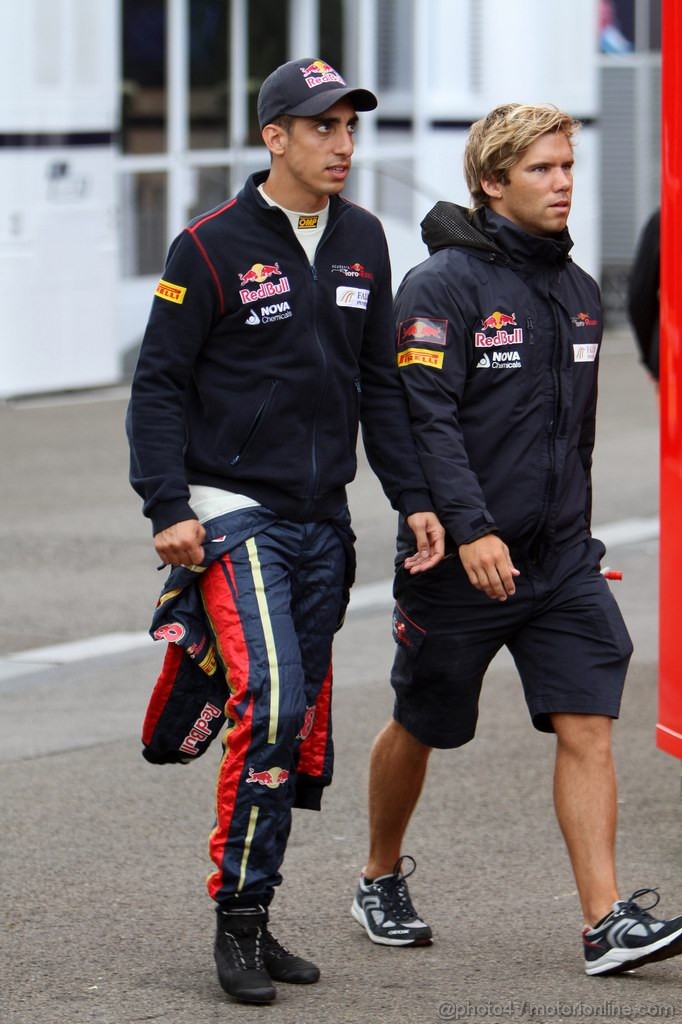 GP BELGIO, 26.08.2011- Prove Libere 1, Venerdi', Sébastien Buemi (SUI), Scuderia Toro Rosso, STR6 