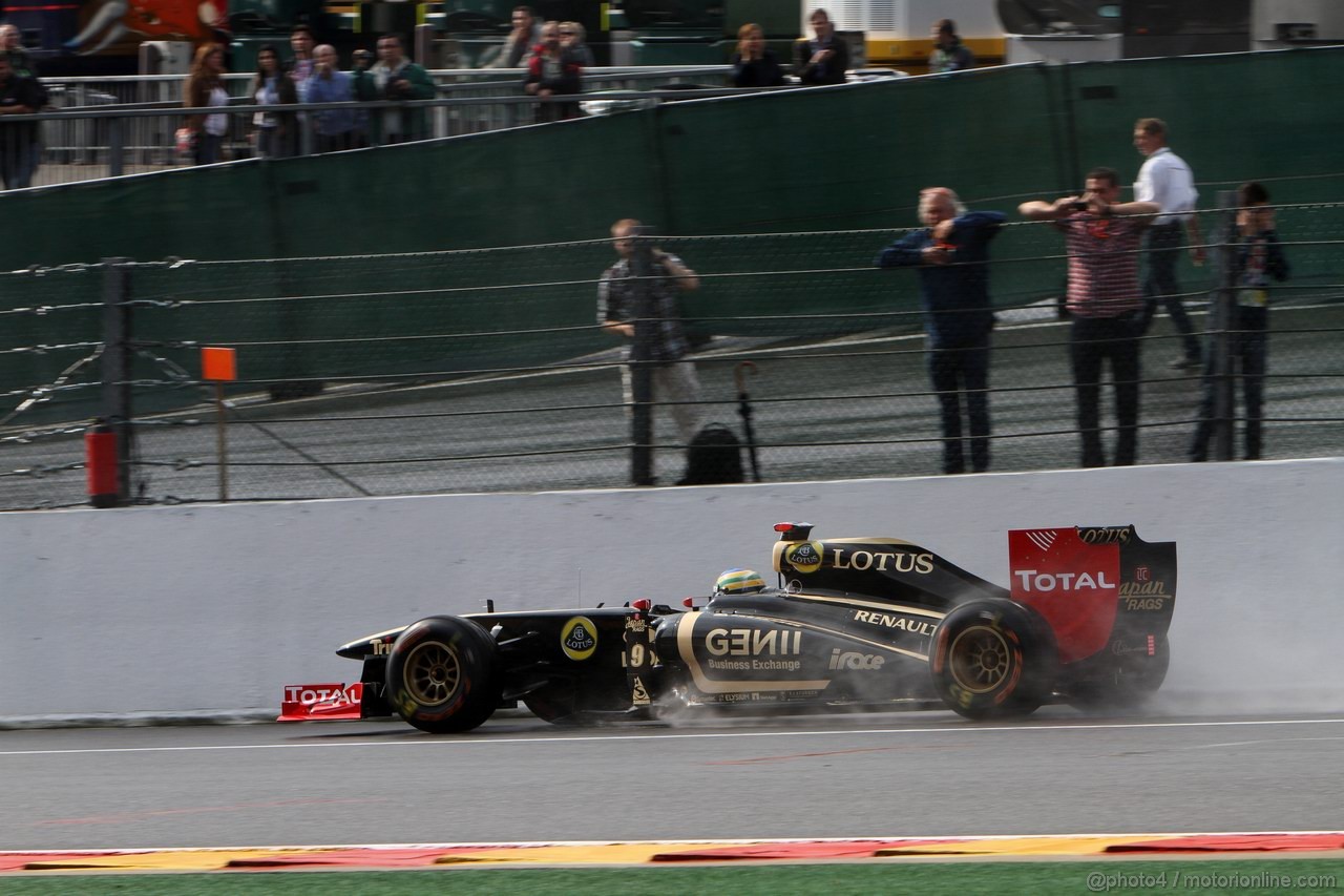 GP BELGIO, 26.08.2011- Prove Libere 1, Venerdi', Bruno Senna (BRA), Lotus Renault GP R31 