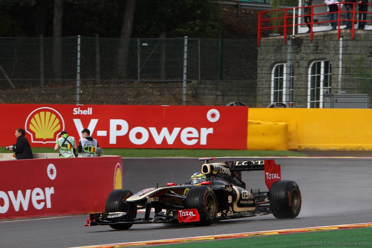 GP BELGIO, 26.08.2011- Prove Libere 1, Venerdi', Bruno Senna (BRA), Lotus Renault GP R31 