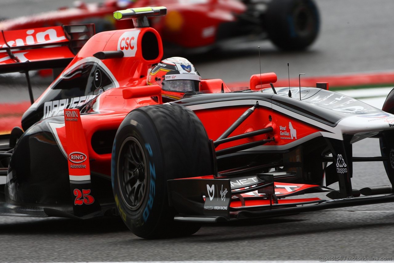 GP BELGIO, 26.08.2011- Prove Libere 2, Venerdi', Jerome D'Ambrosio (BEL), Marussia Virgin Racing VR-02 