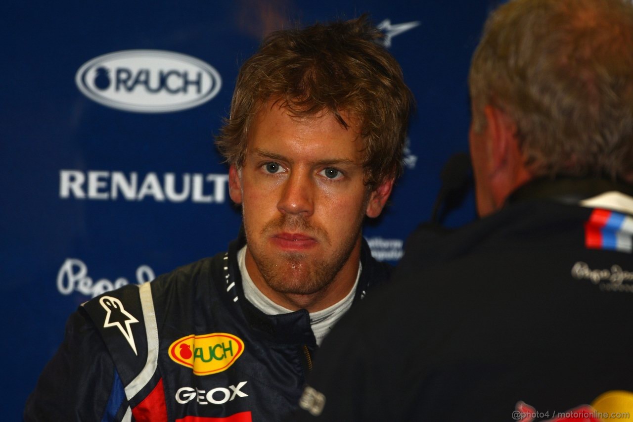 GP BELGIO, 26.08.2011- Prove Libere 2, Venerdi', Sebastian Vettel (GER), Red Bull Racing, RB7 