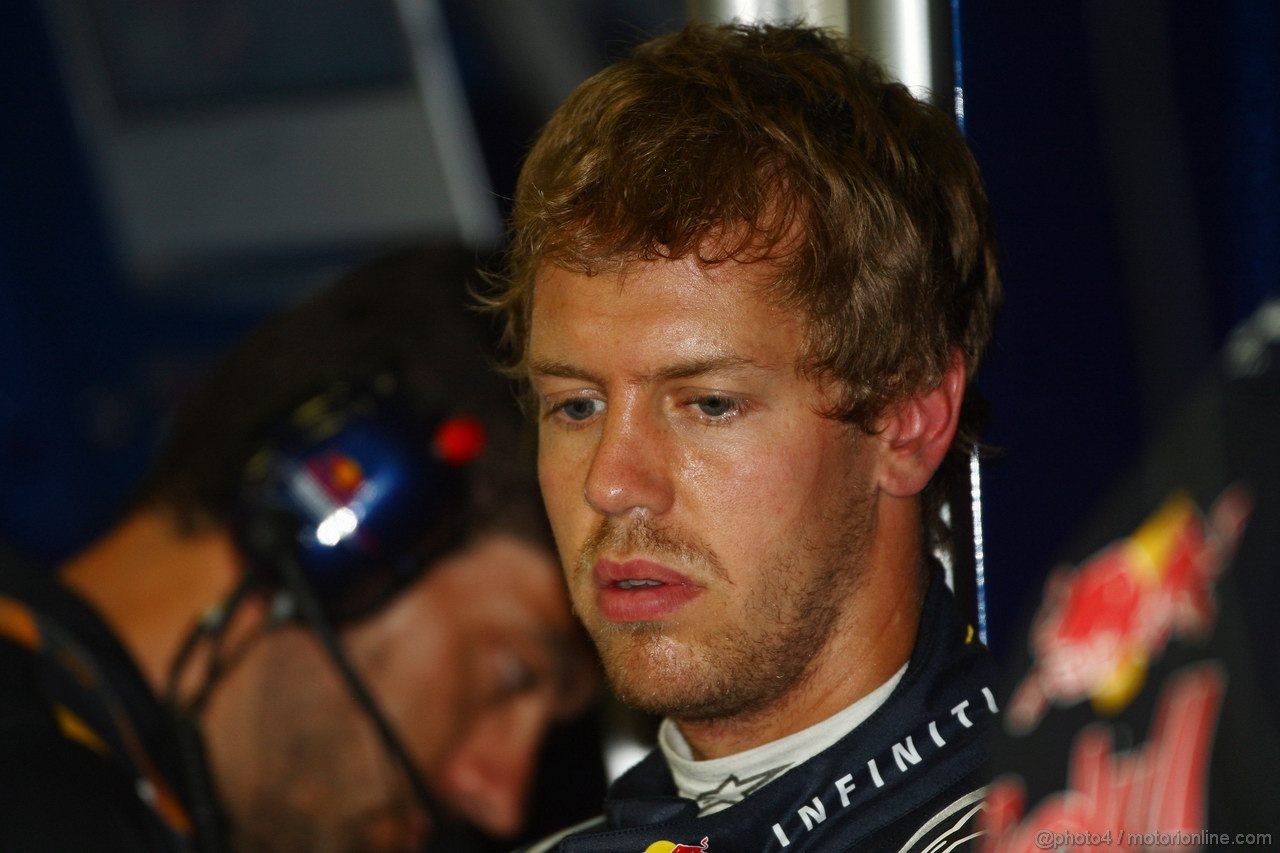 GP BELGIO, 26.08.2011- Prove Libere 2, Venerdi', Sebastian Vettel (GER), Red Bull Racing, RB7 