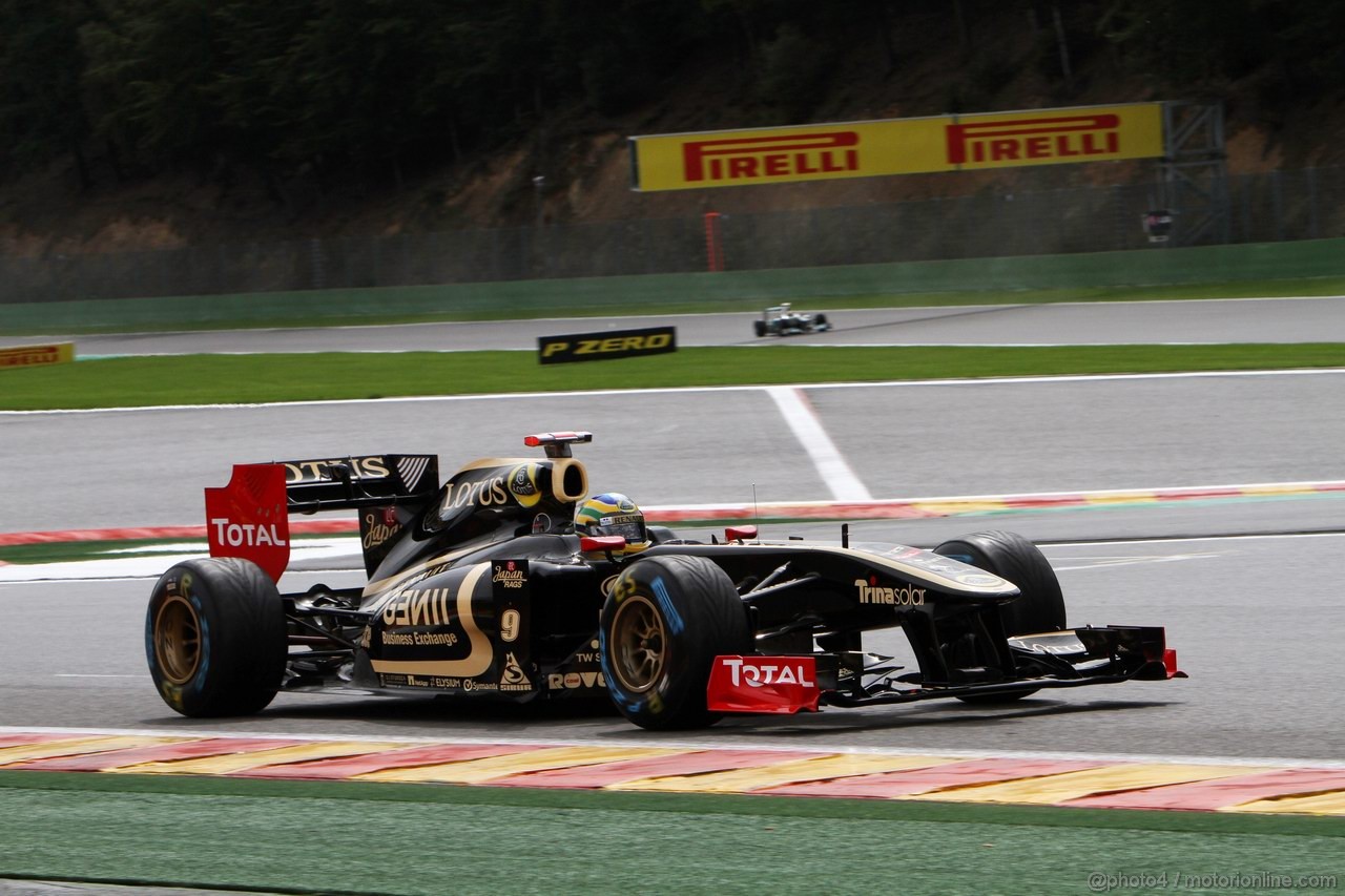 GP BELGIO, 26.08.2011- Prove Libere 2, Venerdi', Bruno Senna (BRA), Lotus Renault GP R31 