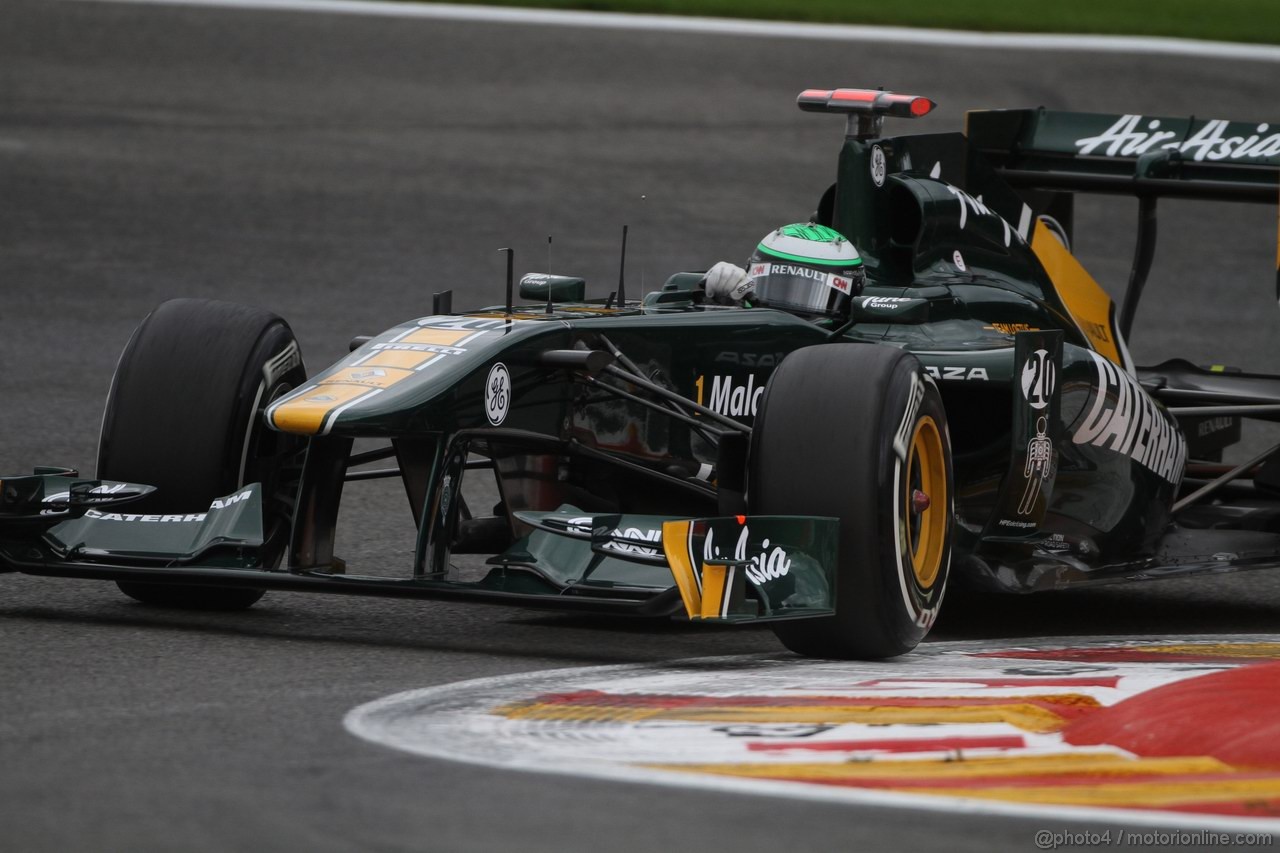 GP BELGIO, 26.08.2011- Prove Libere 2, Venerdi', Heikki Kovalainen (FIN), Team Lotus, TL11 