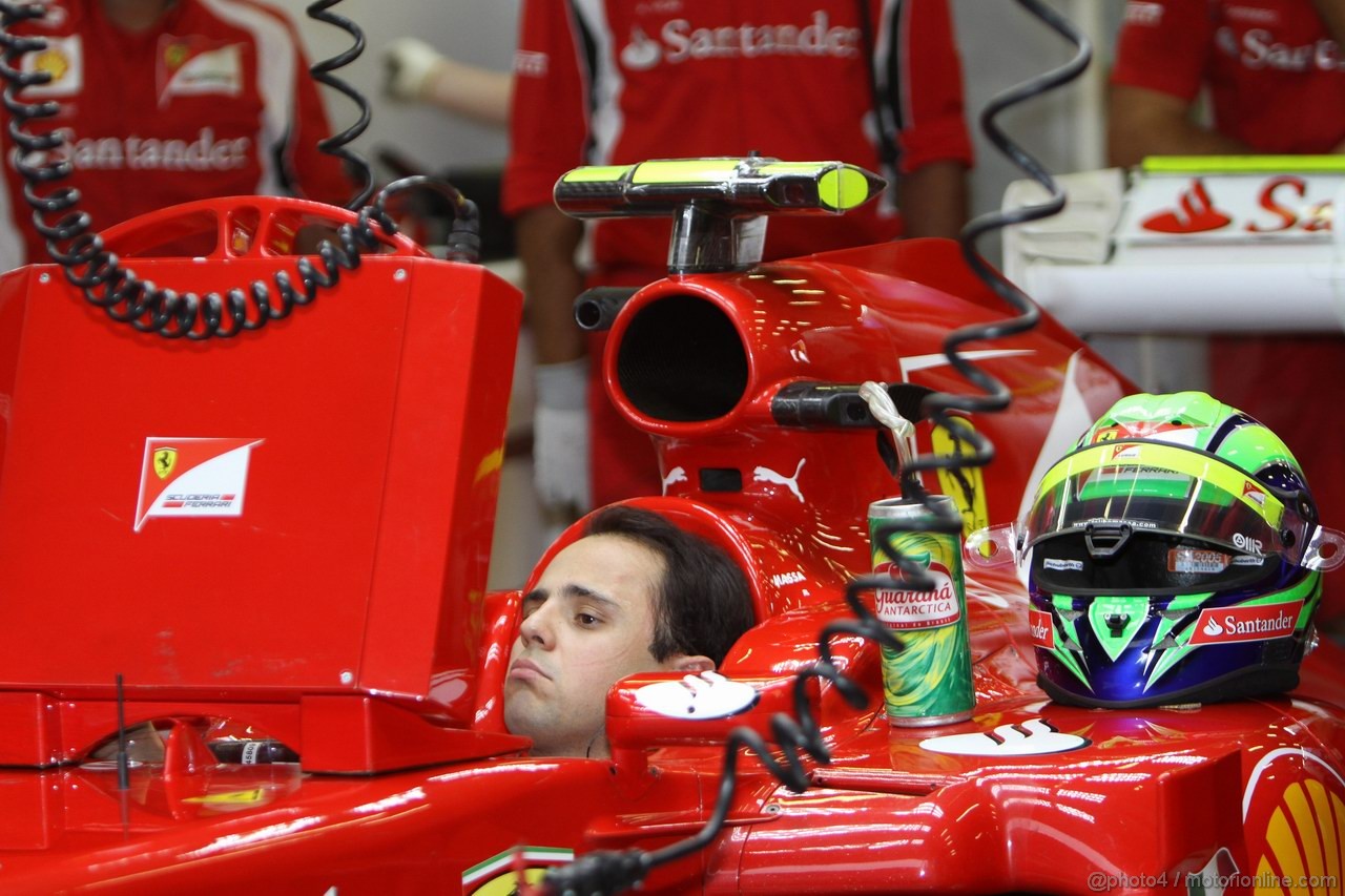 GP BELGIO, 26.08.2011- Prove Libere 2, Venerdi', Felipe Massa (BRA), Ferrari, F-150 Italia 