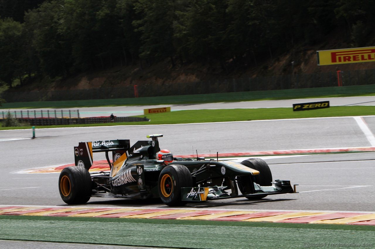 GP BELGIO, 26.08.2011- Prove Libere 2, Venerdi', Jarno Trulli (ITA), Team Lotus, TL11 