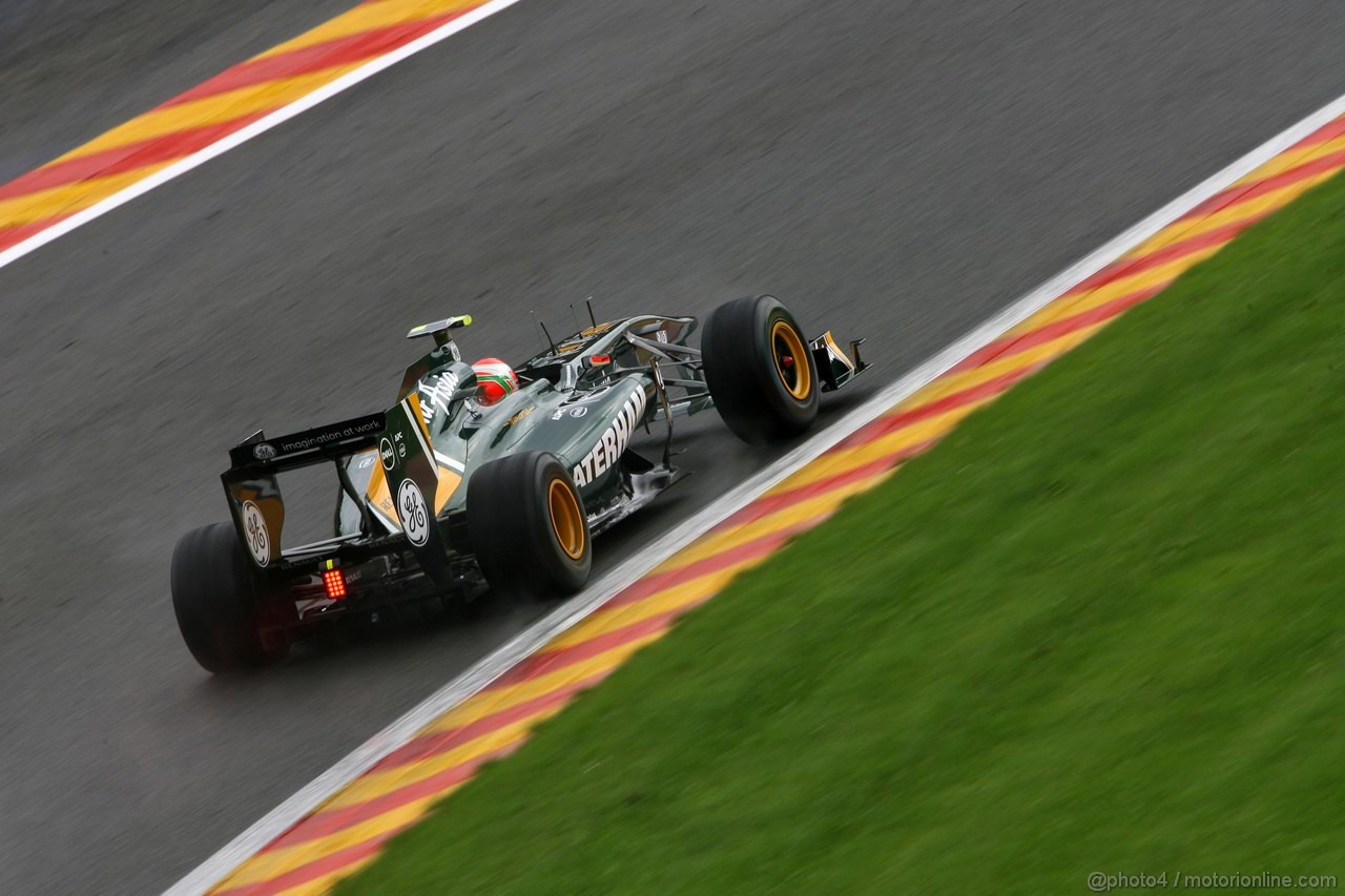 GP BELGIO, 26.08.2011- Prove Libere 2, Venerdi', Jarno Trulli (ITA), Team Lotus, TL11 