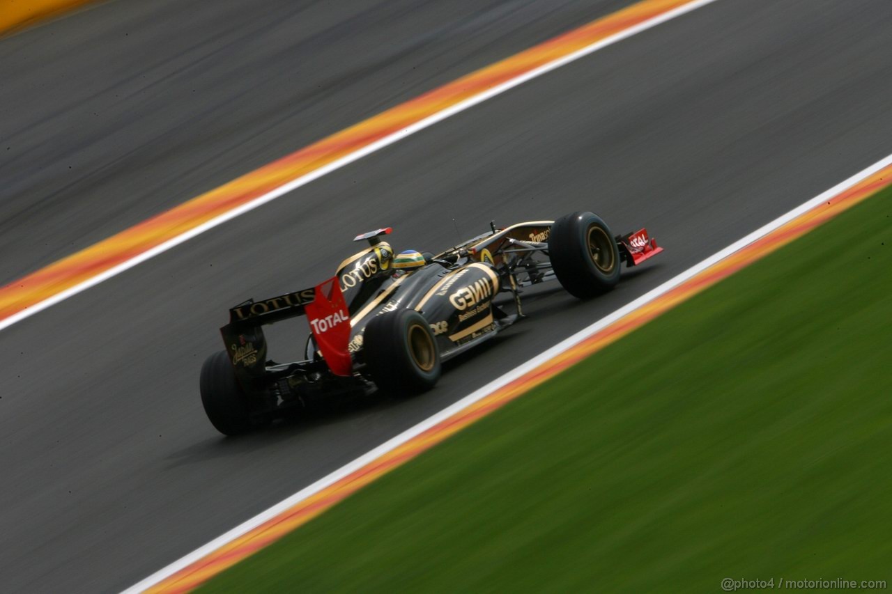 GP BELGIO, 26.08.2011- Prove Libere 2, Venerdi', Bruno Senna (BRA), Lotus Renault GP R31 