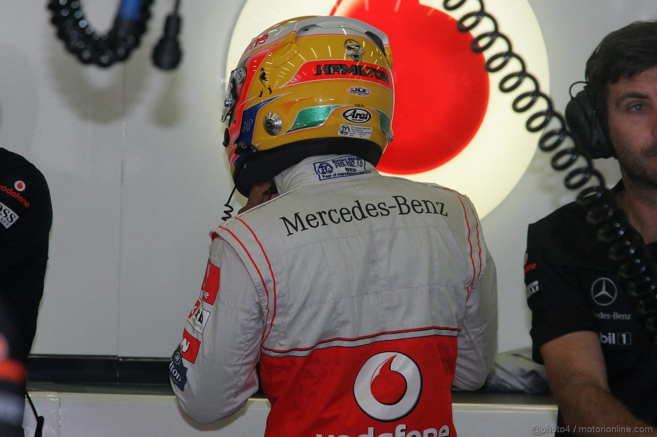 GP BELGIO, 26.08.2011- Prove Libere 2, Venerdi', Lewis Hamilton (GBR), McLaren  Mercedes, MP4-26 