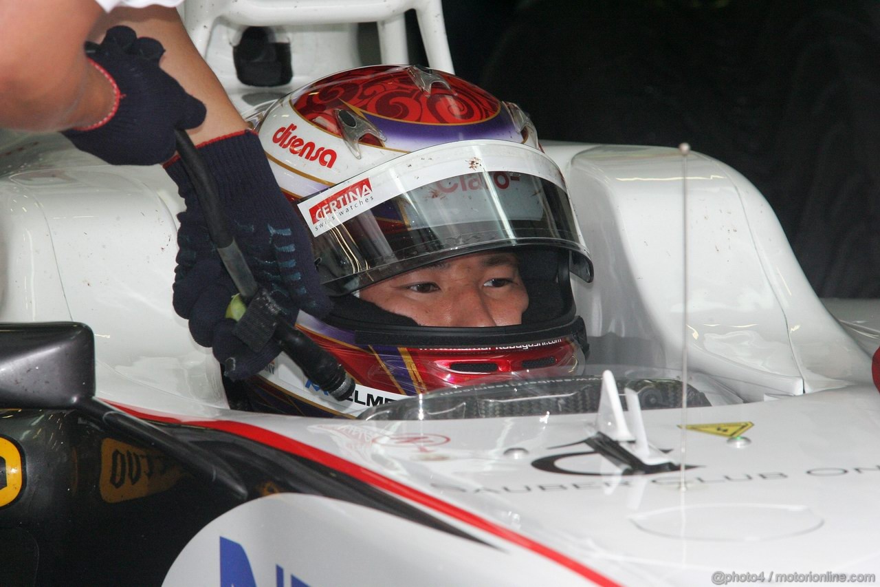 GP BELGIO, 26.08.2011- Prove Libere 2, Venerdi', Kamui Kobayashi (JAP), Sauber F1 Team C30 
