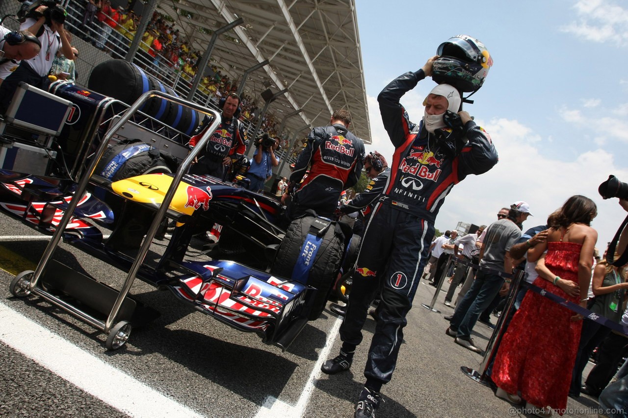 GP BRASILE, 27.11.2011- Gara, Sebastian Vettel (GER), Red Bull Racing, RB7 