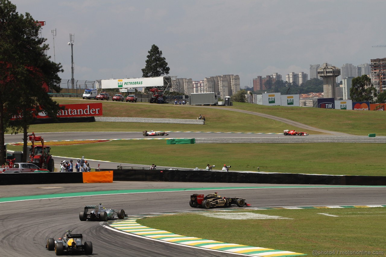 GP BRASILE, 27.11.2011- Gara, Bruno Senna (BRA), Lotus Renault GP R31 