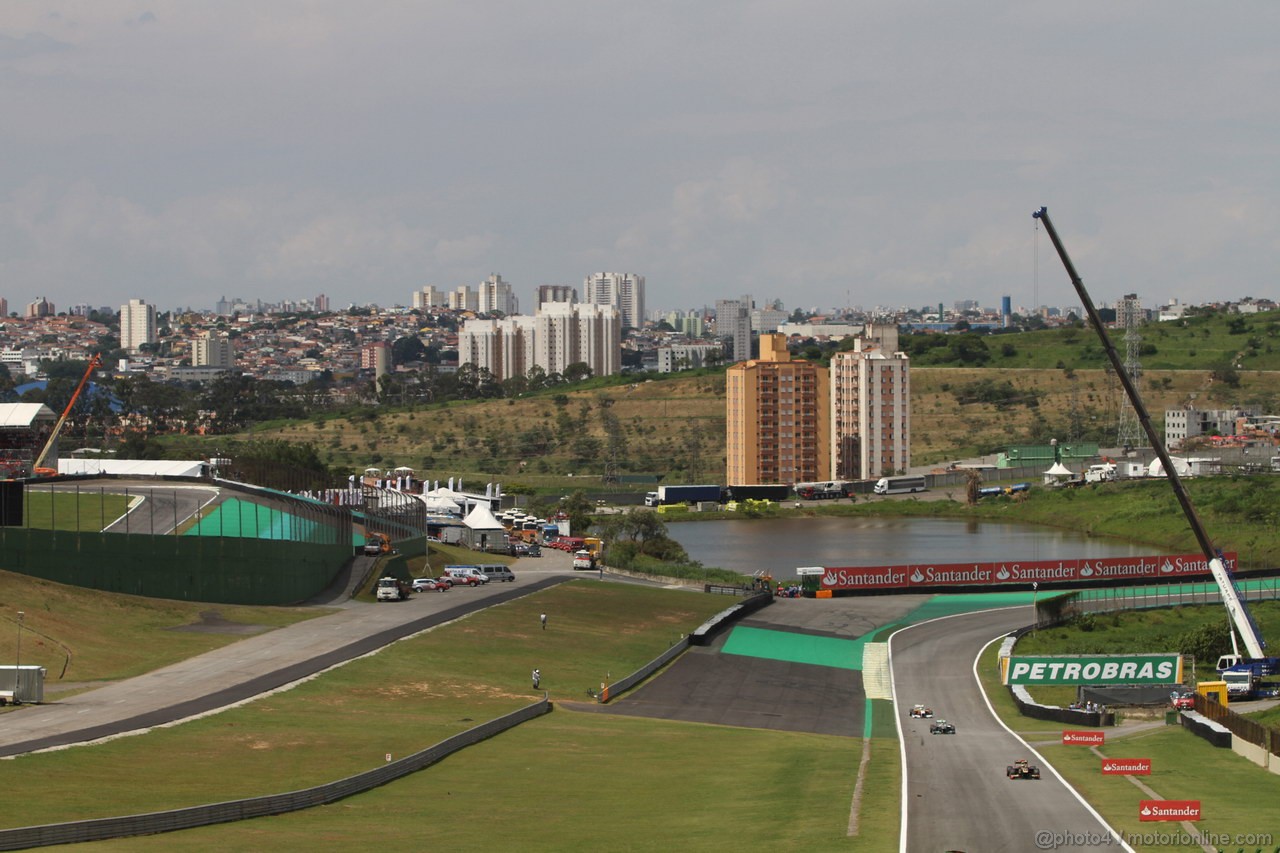 GP BRASILE, 27.11.2011- Gara, Bruno Senna (BRA), Lotus Renault GP R31 