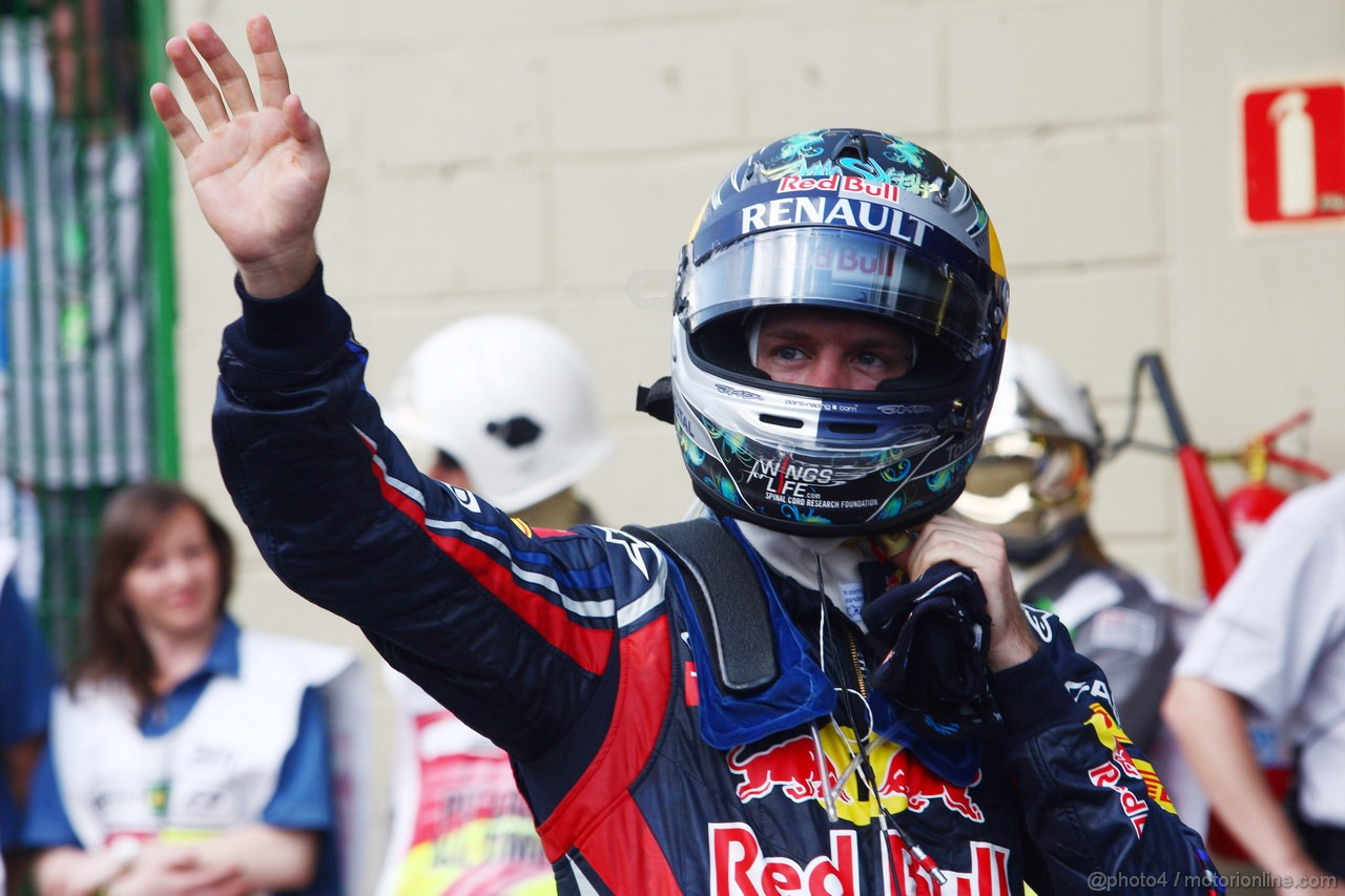 GP BRASILE, 27.11.2011- Gara, Sebastian Vettel (GER), Red Bull Racing, RB7 