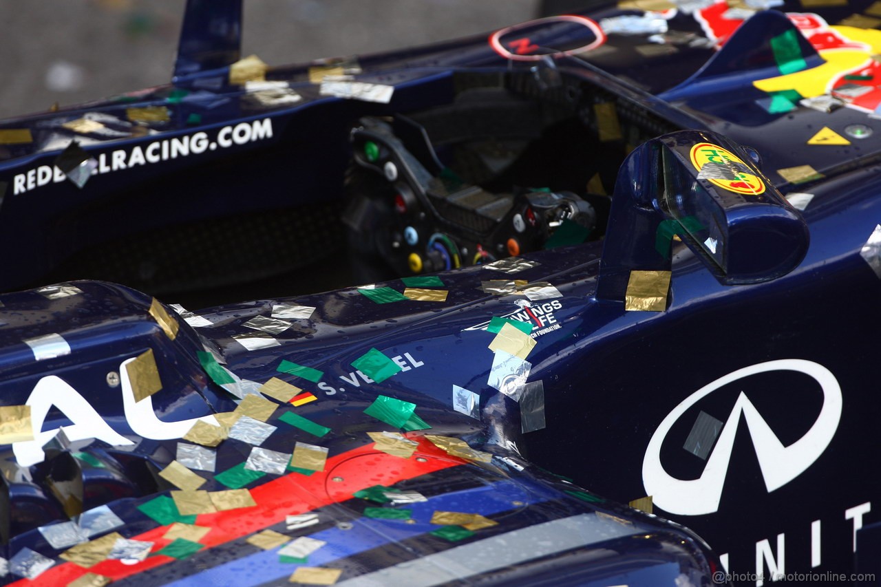 GP BRASILE, 27.11.2011- Gara, Sebastian Vettel (GER), Red Bull Racing, RB7 
