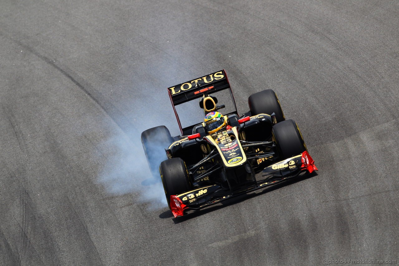 GP BRASILE, 27.11.2011- Gara, Bruno Senna (BRA), Lotus Renault GP R31 