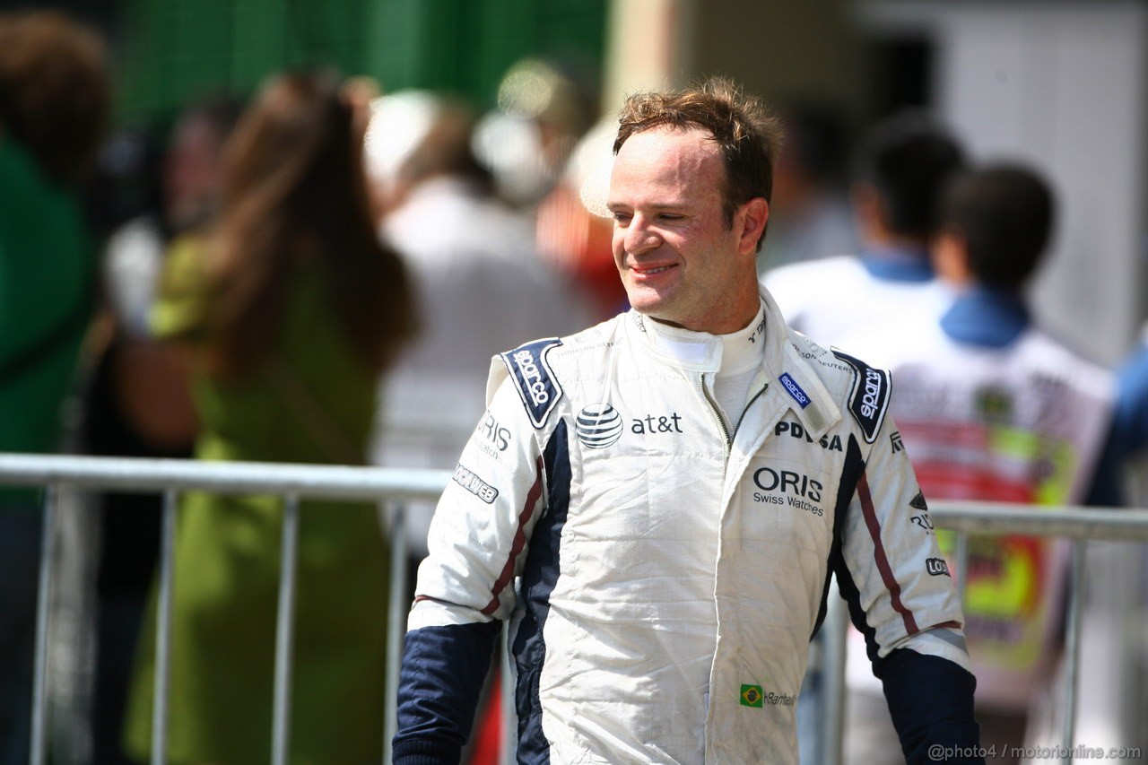GP BRASILE, 27.11.2011- Gara, Rubens Barrichello (BRA), Williams FW33 