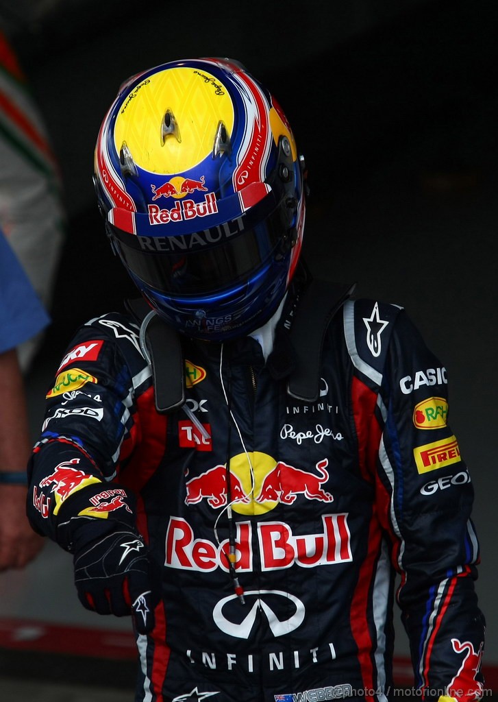 GP BRASILE, 27.11.2011- Gara, Mark Webber (AUS), Red Bull Racing, RB7 vincitore 