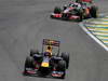 GP BRASILE, 27.11.2011- Gara, Mark Webber (AUS), Red Bull Racing, RB7 e Jenson Button (GBR), McLaren  Mercedes, MP4-26 