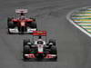 GP BRASILE, 27.11.2011- Gara, Jenson Button (GBR), McLaren  Mercedes, MP4-26 e Fernando Alonso (ESP), Ferrari, F-150 Italia 