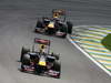 GP BRASILE, 27.11.2011- Gara, Sebastian Vettel (GER), Red Bull Racing, RB7 e Mark Webber (AUS), Red Bull Racing, RB7 