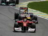 GP BRASILE, 27.11.2011- Gara, Felipe Massa (BRA), Ferrari, F-150 Italia e Sebastian Vettel (GER), Red Bull Racing, RB7 