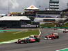 GP BRASILE, 27.11.2011- Gara, Jenson Button (GBR), McLaren  Mercedes, MP4-26 e Fernando Alonso (ESP), Ferrari, F-150 Italia 
