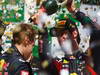 GP BRASILE, 27.11.2011- Gara, Sebastian Vettel (GER), Red Bull Racing, RB7 secondo e Mark Webber (AUS), Red Bull Racing, RB7 vincitore 