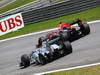 GP BRASILE, 27.11.2011- Gara, Michael Schumacher (GER), Mercedes GP Petronas F1 Team, MGP W02 e Timo Glock (GER), Marussia Virgin Racing VR-02 