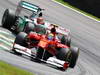 GP BRASILE, 27.11.2011- Gara, Felipe Massa (BRA), Ferrari, F-150 Italia e Michael Schumacher (GER), Mercedes GP Petronas F1 Team, MGP W02 
