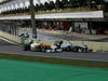 GP BRASILE, 27.11.2011- Gara, Adrian Sutil (GER), Force India F1 Team, VJM04 e Nico Rosberg (GER), Mercedes GP Petronas F1 Team, MGP W02 