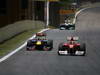 GP BRASILE, 27.11.2011- Gara, Sebastian Vettel (GER), Red Bull Racing, RB7 e Felipe Massa (BRA), Ferrari, F-150 Italia 