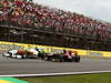 GP BRASILE, 27.11.2011- Gara, Adrian Sutil (GER), Force India F1 Team, VJM04 e Jaime Alguersuari (SPA), Scuderia Toro Rosso, STR6 