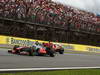 GP BRASILE, 27.11.2011- Gara, Jenson Button (GBR), McLaren  Mercedes, MP4-26 overtakes Fernando Alonso (ESP), Ferrari, F-150 Italia 